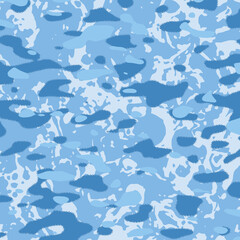 Light Blue digital abstract background with modern camouflage pattern, aesthetic texture for business use, ads, textile pattern, luxury banner design, fashion projects, and studio posts