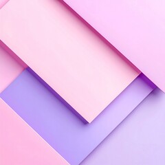 Fototapeta premium Abstract Pastel Pink and Purple Paper Layers
