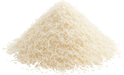 shredded coconut flakes