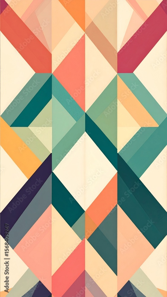Poster abstract geometric triangle pattern background