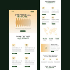 Email Marketing Newsletter Layout For Promoting Creative Services l Corporate Email Marketing Template