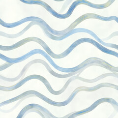 Flowing Wavy Lines Pattern in Dusty Pastel Tones for Backgrounds