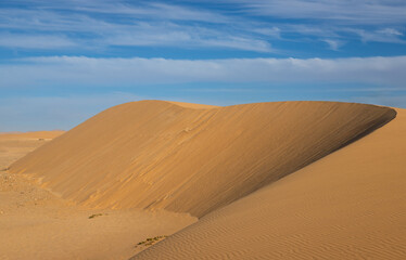Exposure of the Namib Desert done in Namibia, is considered the oldest desert in the world and contains the world's driest regions being the only coastal desert influenced by fog