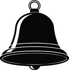 Vintage Bell Illustration Classic Black and White Bell Graphic