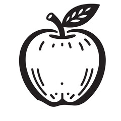 Obraz premium Apple svg
