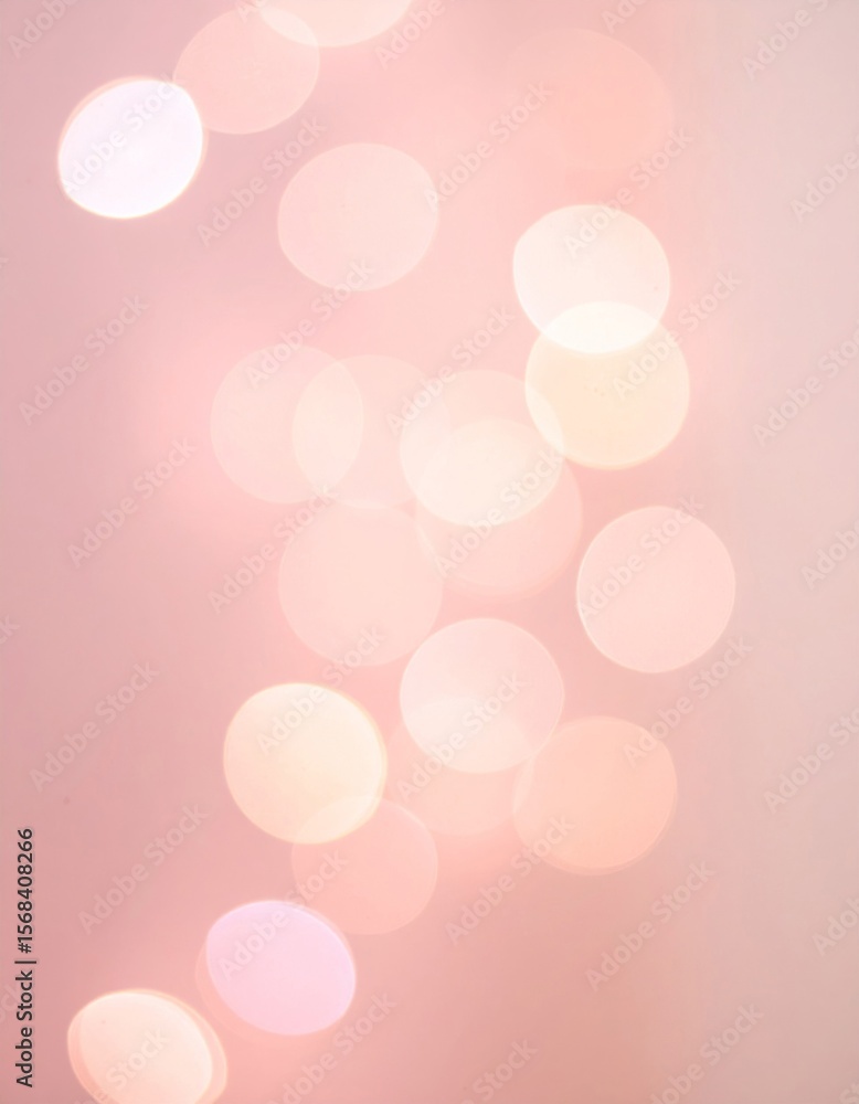 Poster abstract pink bokeh background with soft glow