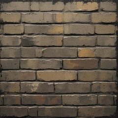 Dark Brown Brick Wall Texture: Seamless Background for Design Projects