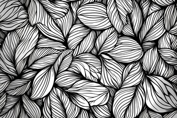 black and white seamless pattern