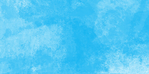 Modern blue powder style grunge textured abstract bright paper watercolor stain with hand paint background, texture for design distressed grunge smoky painted artistic watercolor cyan background.