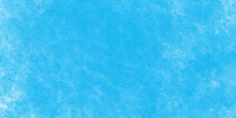 Obraz premium Modern blue powder style grunge textured abstract bright paper watercolor stain with hand paint background, texture for design distressed grunge smoky painted artistic watercolor cyan background.