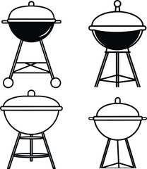 barbecue grill vector