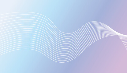 abstract blue gradient wave line pattern background