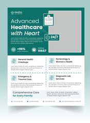 Medical and Healthcare Flyer Design template