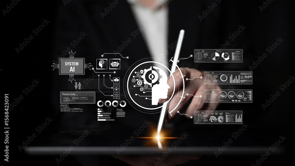 Poster ai assistant with llm, big data, machine learning, and generative ai powers prompt engineering and s