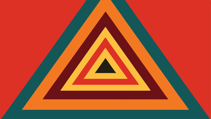 Geometric abstract triangle pattern in warm earth tones suitable for various design projects