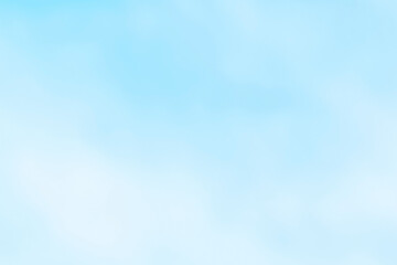 Blue pastel sky with white fluffy cloud. Cumulus clouds background. Cloudscape morning sky. The concepts of freedom of life, never give up and positive though energy.