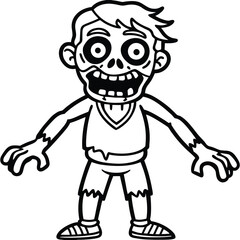 cartoon zombie characters.eps