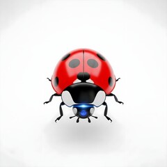 Obraz premium Futuristic Ladybug Robot - 3d Render