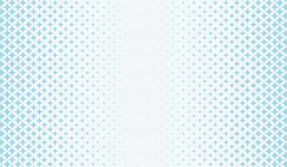 Abstract blue geometric hipster fashion design print halftone triangle pattern.