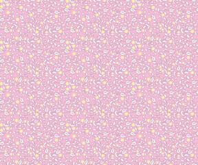 Classic Flower Pattern for Digital Textile Printing