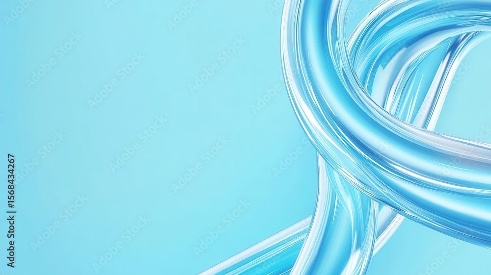 Poster undulating wavy lines forming mesmerizing concentric circles, creating dynamic abstract geometric pa