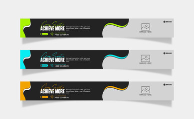 Fototapeta premium Leaderboard web banner design template