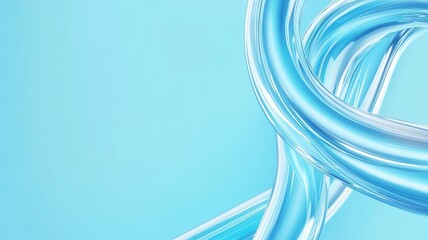 Naklejka premium undulating wavy lines forming mesmerizing concentric circles, creating dynamic abstract geometric pattern with fluid, Blue curves