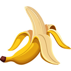 An illustration of a banana