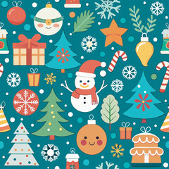 christmas seamless pattern