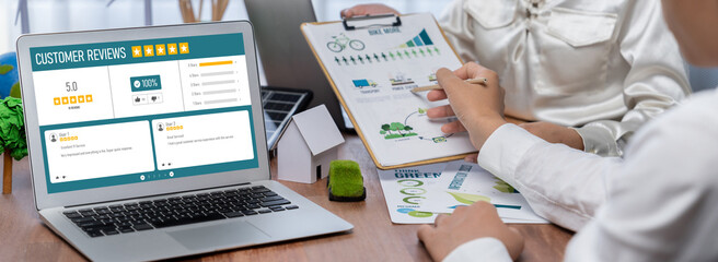 Customer experience and review analysis by brisk computer software for corporate business