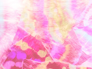 Modern Dyeing Fabric. Ink Tile. White Brush