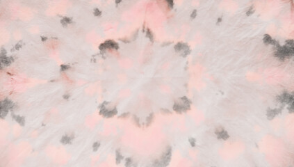 Studio Art. Grey Abstract Smoke Pattern. Tie Dye
