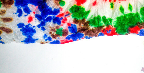 Tie Die Shirt. Colored Dirty Art Wallpaper. Paint