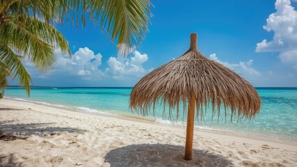 Fototapeta premium beach with umbrella