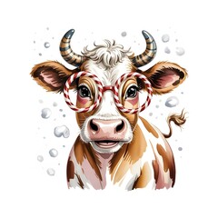 funny cow cartoon