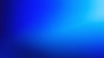 Obraz premium Abstract gradient of blues: a serene blend of deep and light shades converging. Fluid, tranquil, and calming visual. Modern and minimalist design.