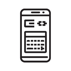 Understanding basic calculations with mobile app for simple math
