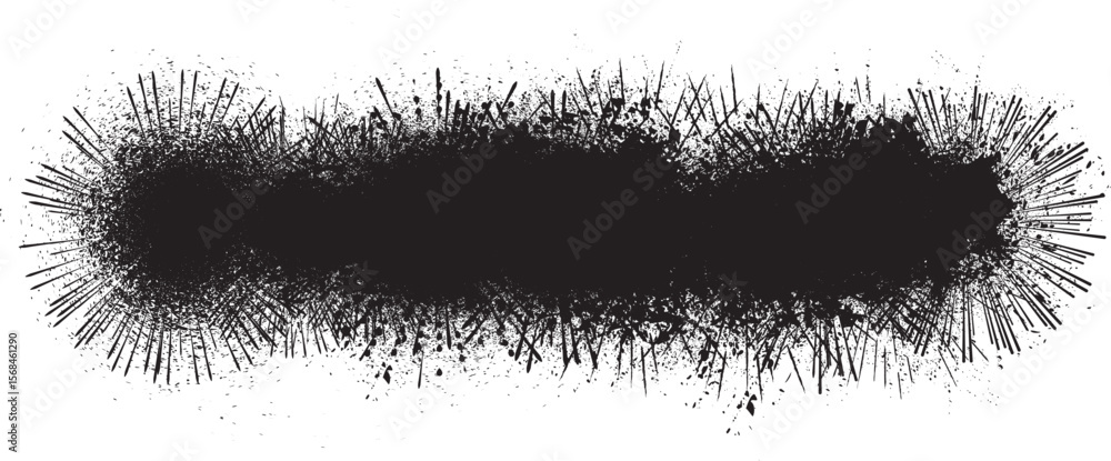 Poster grunge textured banner with rough edges. speckled texture. overlay grunge texture . simply place tex