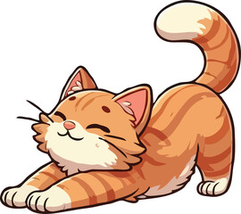 cute sleepy cat