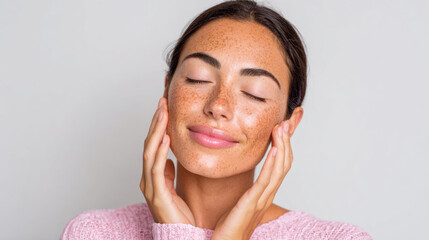 Radiant skin after applying skincare products in a lifestyle setting.