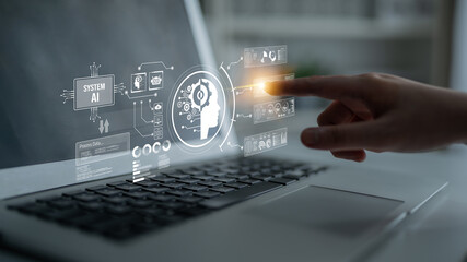 AI assistant with LLM, big data, machine learning, and generative AI powers prompt engineering and...