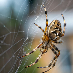 The spider on the web