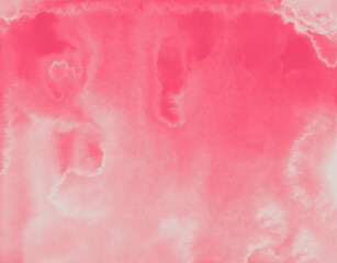 Irregular forms in saturated pinkish hues blend with milky highlights. The surface shows soft...