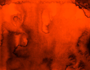 Deep red watercolor texture with darkened edges and fluid inner gradients. The surface features...
