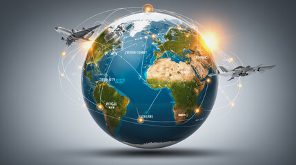 Fototapeta premium background Innovation network points Earth's surface wave background Abstract digital wave background information technology background The background is the background. gradient wave digital wave ban