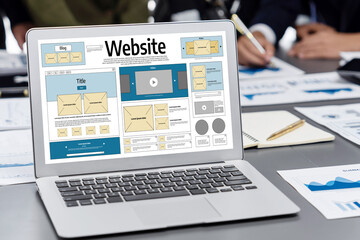 Website design software provide brisk template for online retail business and e-commerce