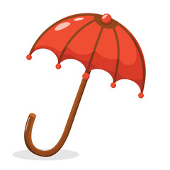 Umbrella. Rain protection on a white background. Flat-style design. For web design.