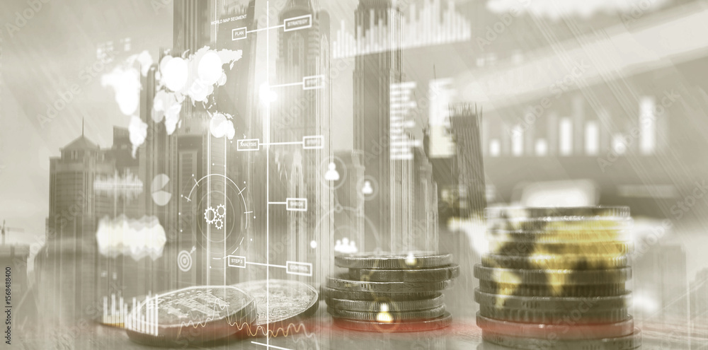 Aufkleber business intelligence performance indicator kpi analysis dashboard transparent blurred abstract back
