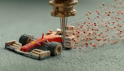 Technical illustration of a dissected single-seater car with annotations and dimensions on a light background. Generated with AI