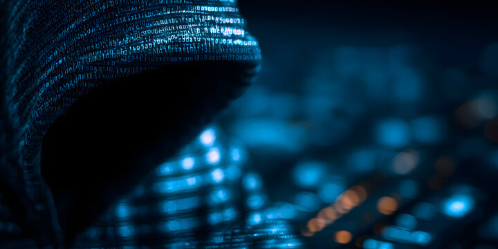 Cybercrime Investigation, Digital Forensics, Online Security, Internet Police, Computer Crime Scene, Bokeh Background, High-Tech Investigation, Data Breach, Cybersecurity, Network Security